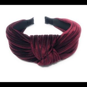 Bohemian Turban Retro Velvet Twisted Knot Headband